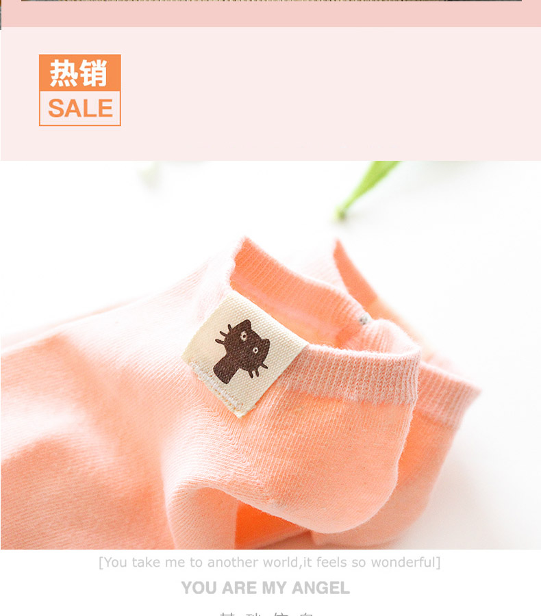 水 薇 5 đôi hộp quà tặng nam giới và phụ nữ vớ cotton nông miệng thấp giúp thuyền vớ vớ vô hình dễ thương màu rắn vớ sinh viên