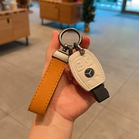 Половина -сумка 3 ключ из слоновой кости белая+желтая веревка с флип -мехом