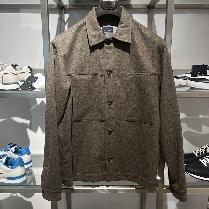 Paul Shark Autumn/Winter Men's Wool Blend Shirt Jacket