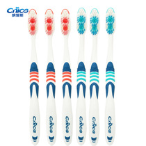Naloves Toothbrush Soft Hair YS009 * 6 Dynamic Double Effect Gingival Massage Toothbrush Scraping Epilingual Toss
