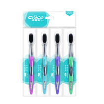 4 Clothes Nays Toothbrushes Wave Mosaurs Soft Hairbrush Head Massage Gingival YS003 Family Dress