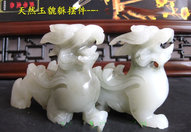 Natural Jade Leopard Leopard Desktop Pendulum piece Home Accessories Pair Jo Relocation Office Living Room Shop Opening Craft Gift