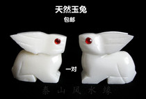 Jade rabbit desktop ornaments home furnishings accessories belong to rabbit Caixiang office living room desk gifts