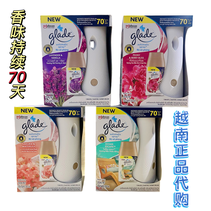 Original Imported Glade Automatic Fragrance Sprayer Set for Home Toilet Air Freshener