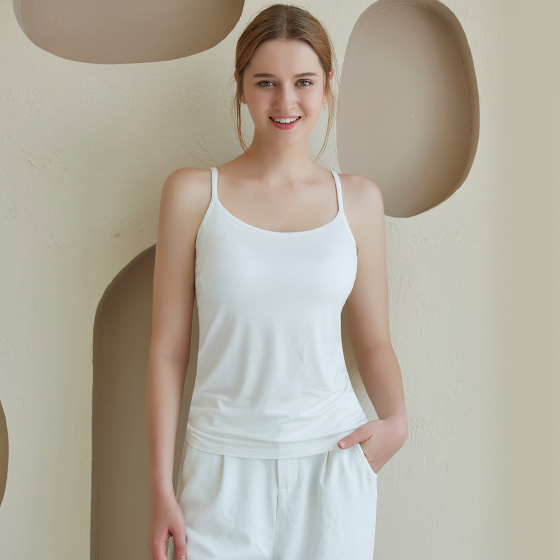 Thin Modal Plus-Size Tank Top with Chest Pads, Push-Up, Anti-Sagging, Anti-Exposure, Strapless, Wire-Free Women's Underwear Thin Modal Plus-Size Tank Top with Chest Pads, Push-Up, Anti-Sagging, Anti-Exposure, Strapless, Wire-Free Women's Underwear