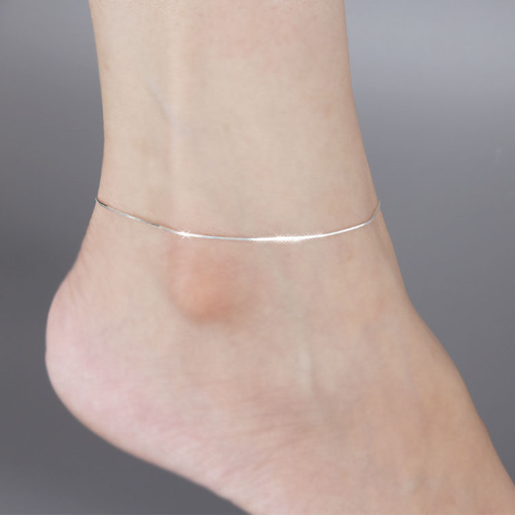 Chaine de cheville Femme ARGENT en Argenterie - Ref 3103471 Image 3