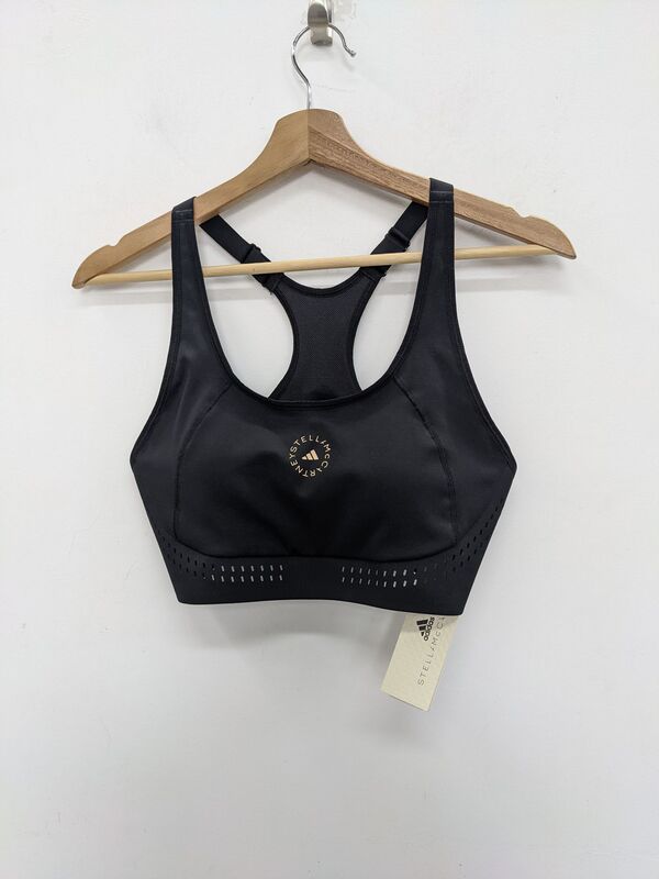Co-Branded Adidas Stella Mccartney Designer Medium-Intensity Sports and Leisure Bra Fu0740