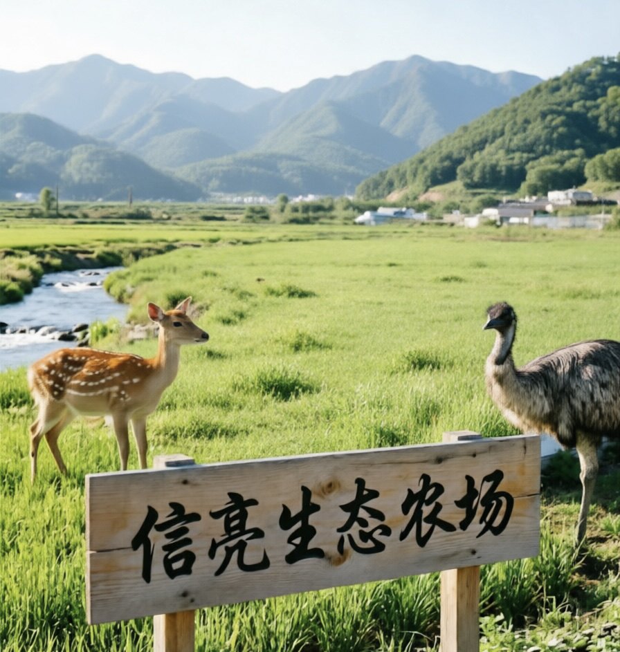 信亮生态农场的LOGO