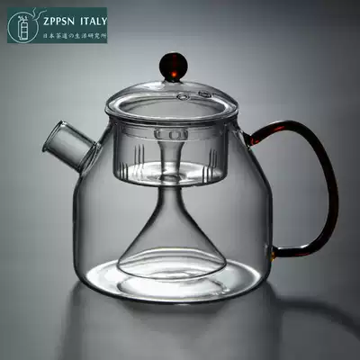 Italian ZPPSN Japanese steam teapot heat-resistant glass household tea kung fu tea set Kettle tea maker