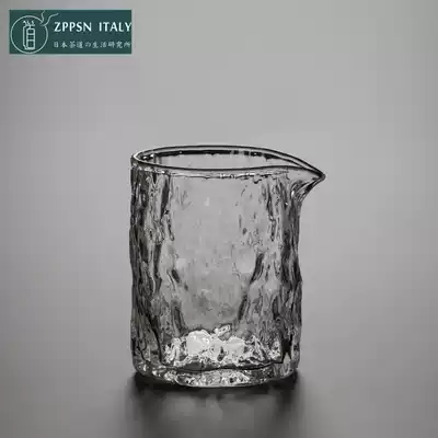 Italian ZPPSN Japanese style gown glass thick thick heat-resistant tea cup with tea leak tea filter set large