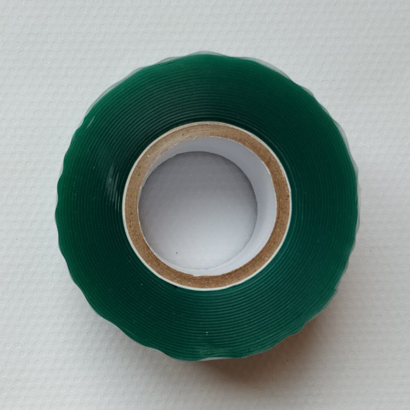 Green silicone self-adhesive tape Pipe waterproof plugging High voltage electrical insulation Heating air conditioning sewer sealing tape