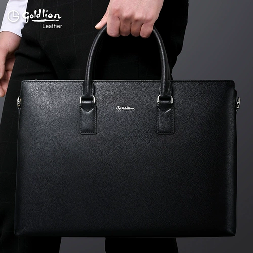 Сумка для путешествий, ноутбук, бизнес-версия, из натуральной кожи