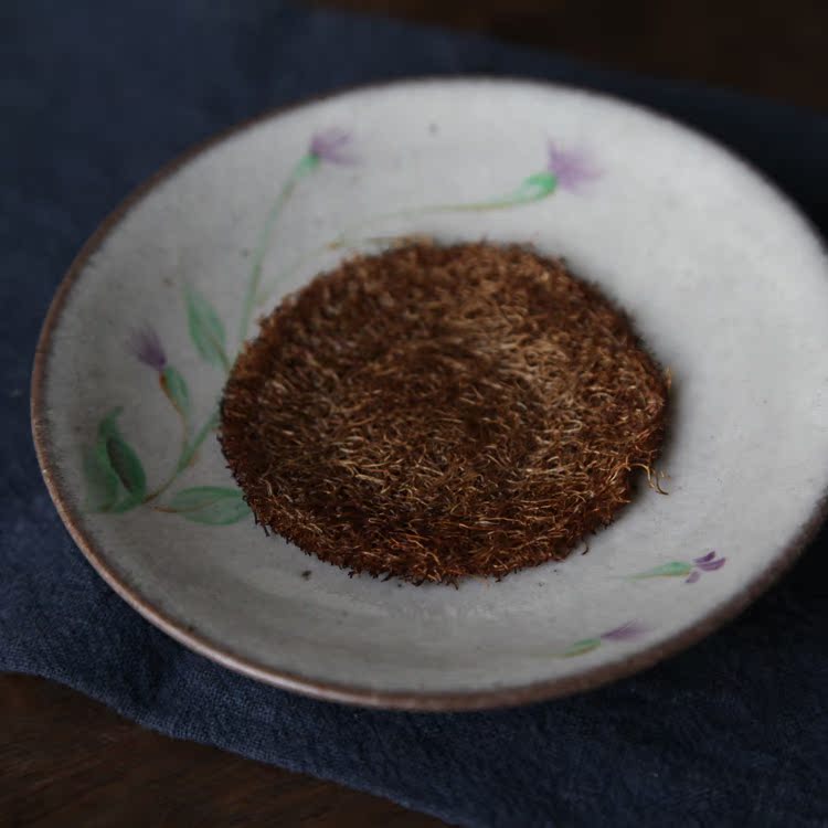 Dust-free natural loofah pad, pot pad, pot pad, coaster, anti-scalding heat insulation pad, tea props, water absorption is very good