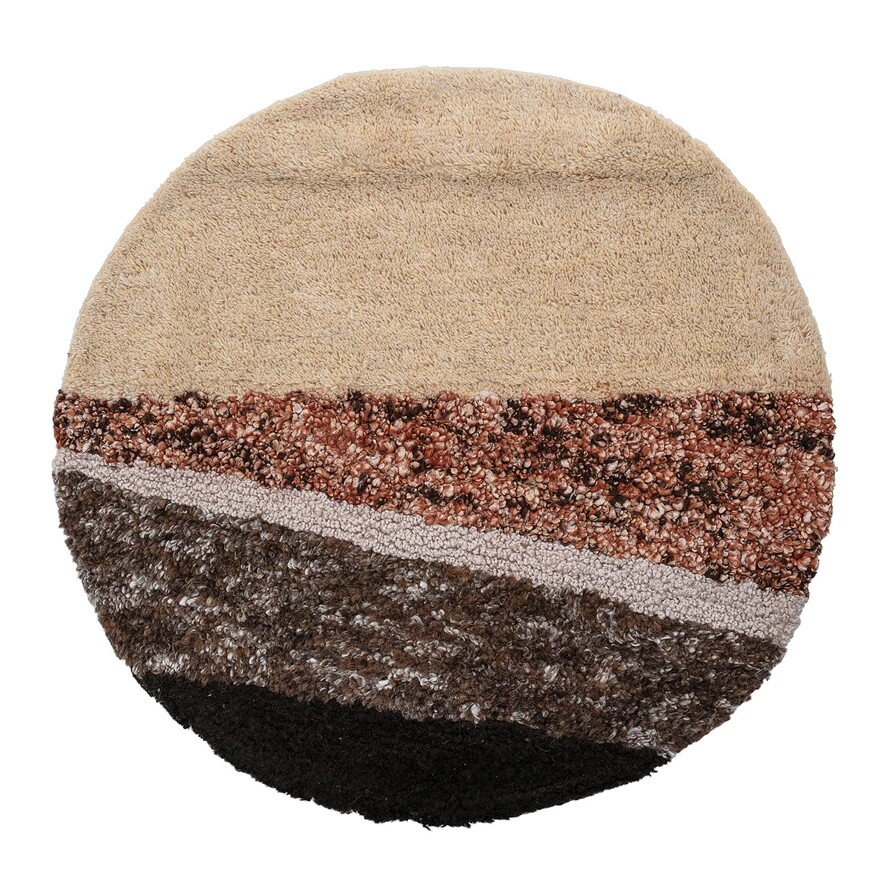New York Downtown Park Import Sunset Trail Simple Brake Style Large Color Wool Cotton Round Wall