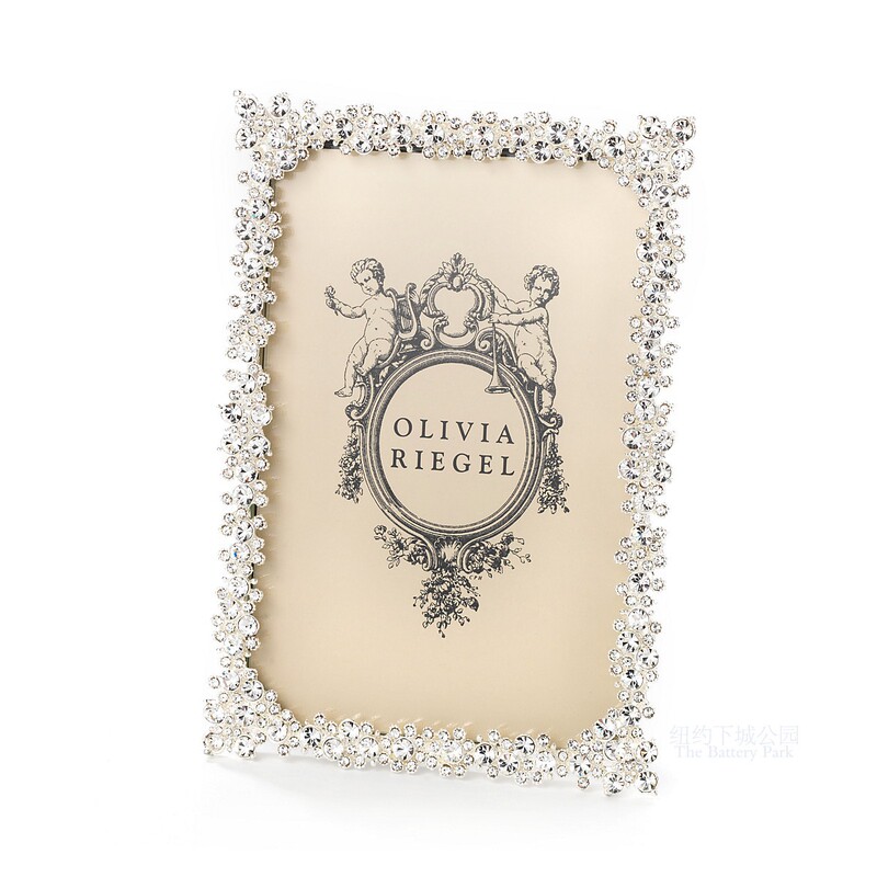 Now Available in Downtown Park, New York, Is the Oliviariegel Princess Margaret Crystal-Cut Silver-Plated Photo Frame