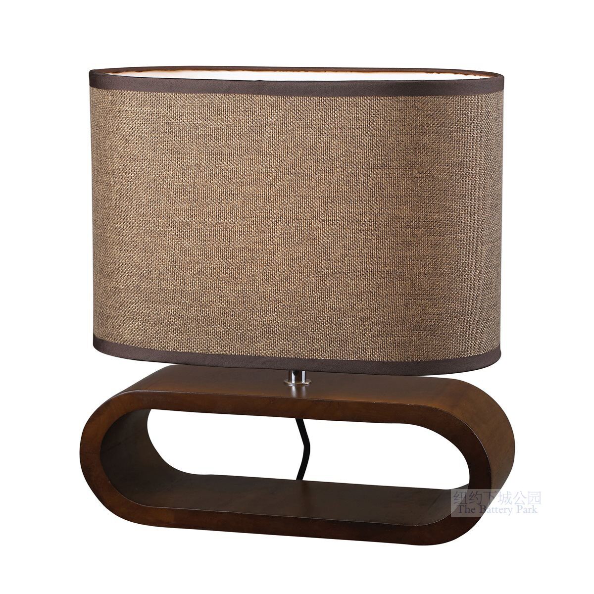 Spot New York Lower City Park Imports Denmark Nordic Nostalgic Wood Color Closed Loop Xuan Guan Decoration Small Table Lamp High 30 