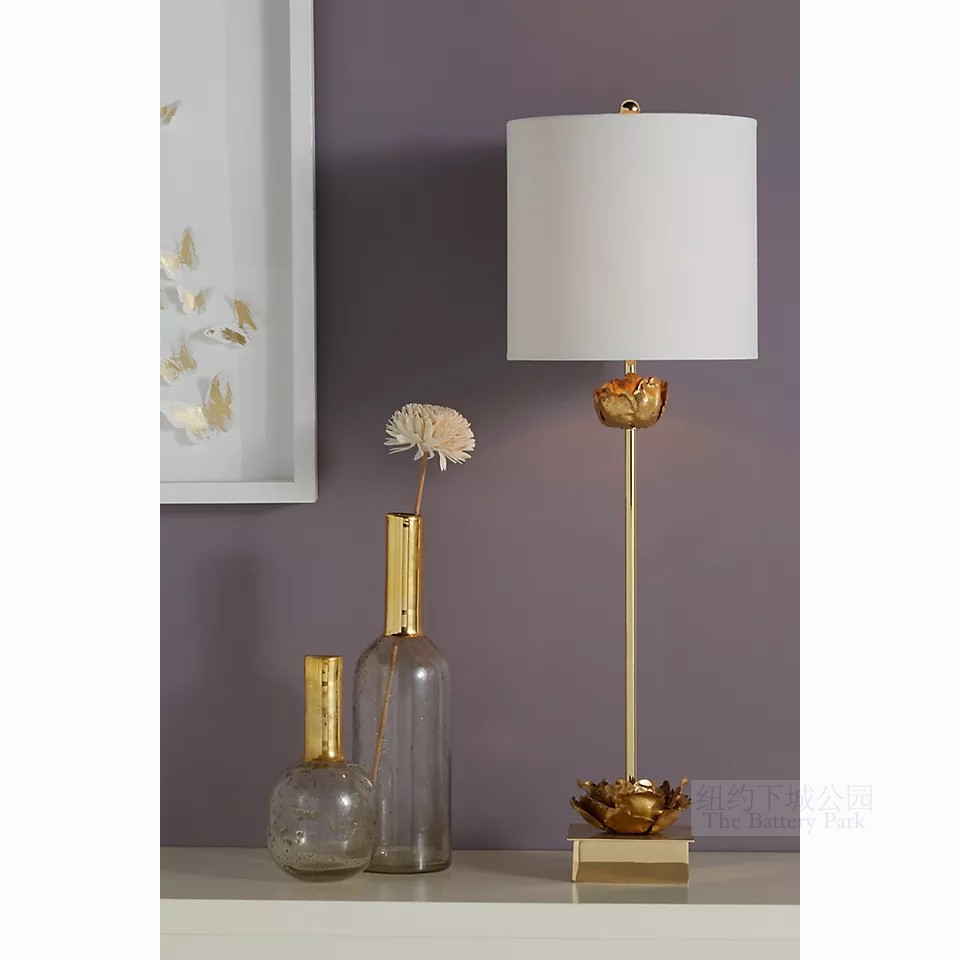 Lower New York Park imports Lavlo Golden Flower Buffett Table Lights