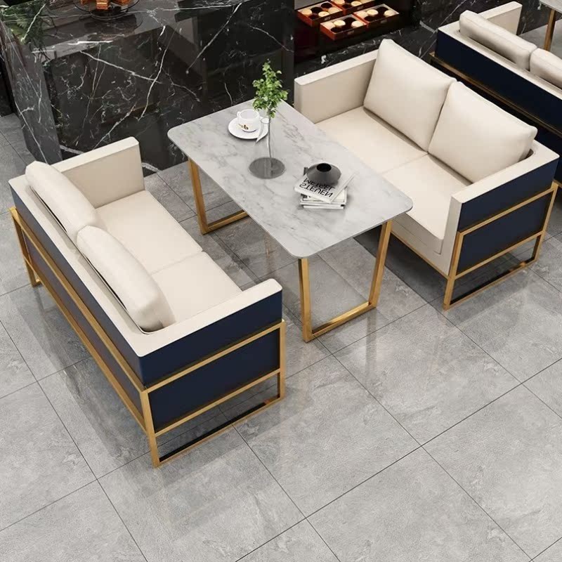 Dessert milk tea shop Coffee hall Chairs Combined West Restaurant in talks to pick up the guest area office sofa suit