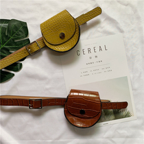 ins running bag female 2019 new net red crocodile belt mini PU Korean version Joker mini belt bag