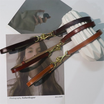 Free punch fine leather belt lady fashion baby decorated with suit dress coat jeans belt