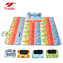 Park picnic mat ins wind outdoor portable waterproof thickened childrens spring outing pastoral Nordic large moisture-proof