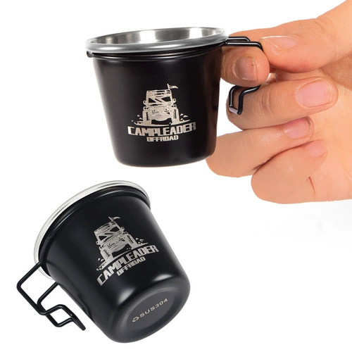 Металлическая кофейная дорожная чайная чашка для кемпинга, комплект, алюминиевый сплав