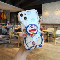 Cute Cartoon Apple 13 Phone Shell New Small Dingle iPhone13 Womens Shot Full Package Anti-Fall 13Pro max Doraemon A Dream 12 Soft Silicone Cover 12pro Lovers 11