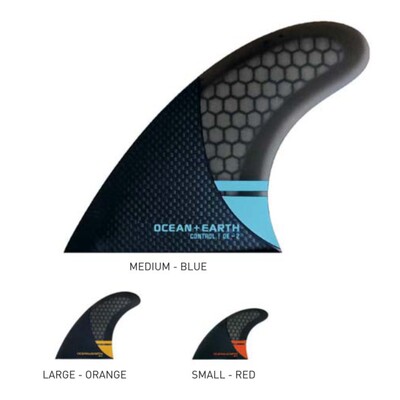 Ocean Earth Australian Surfing Board Tail Fin Медовое углеродное волокно одно картовое слот слот -слот -слот хвостовой плавник