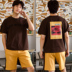 Casual Thư Pyjama Mens Summer bông ngắn tay áo Slim Teen Student Sourcotton Home Mang Set ngày. 