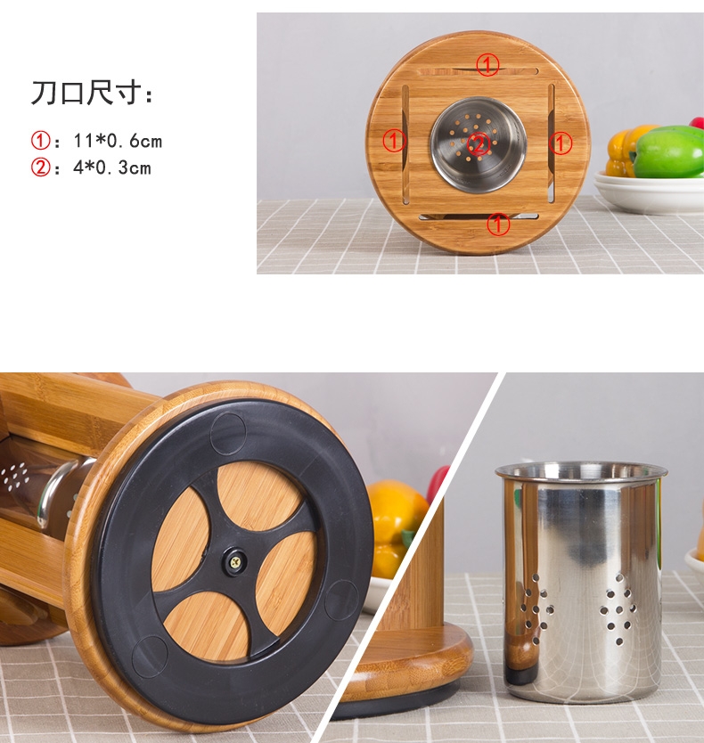 Hộ gia đình đa chức năng giữ dao dao giữ nhà bếp công cụ lưu trữ giữ bếp dao giá bếp thớt thớt thớt - Phòng bếp giá để dao thớt