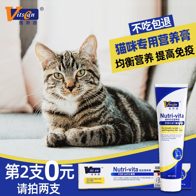 Wescom Kem dinh dưỡng toàn diện Cat Bổ sung nhanh Kem dinh dưỡng cho mèo Mỡ mèo Nữ mèo con Bệnh mèo Sản phẩm cho mèo - Cat / Dog Health bổ sung