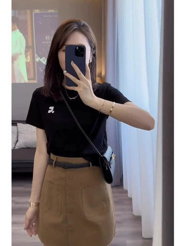 Летняя одежда, модная мини-юбка, комплект, коллекция 2023, подходит для подростков, по фигуре, изысканный стиль