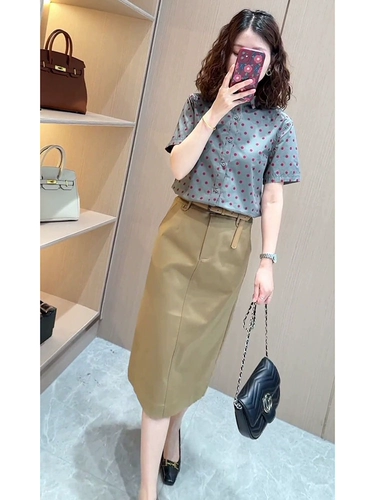 Комплект, летняя юбка, платье, по фигуре, изысканный стиль