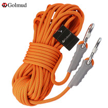 Mountaineering Rope Outdoor Air Conditioning Installation Safety Rope Rock Climbing Equipment Rope Abrasion Rescue Rope Hook