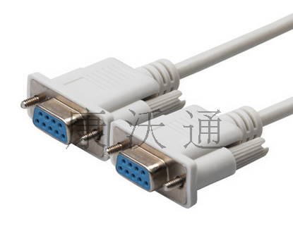 Nine-hole serial port data line DB9 mother-to-mother transmission line RS232 hole to hole straight wire COM port connecting line