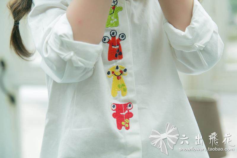 Chemise fille à manche longue - Ref 2086082 Image 20