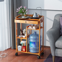 Shelf-floor multilayer kitchen Supplies with microwave oven Oven Intake Storage Shelf Pan Racks Utilita Tea Water Shelf