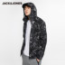 Jack Jones đường Xu hướng Tính cách in trùm đầu áo khoác punch Coat Xuân Hè Man Handsome 