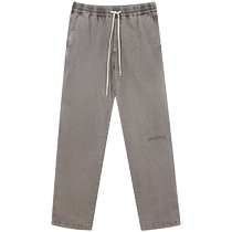 杰克琼斯秋冬潮流略宽松休闲舒适百搭基础字母刺绣休闲裤长裤男款