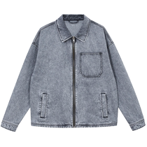 Jack Jones 2024 Autumn New Denim Jacket Mens Commuting Versatile Casual Multi-Pocket Cotton Jacket Mens Clothing