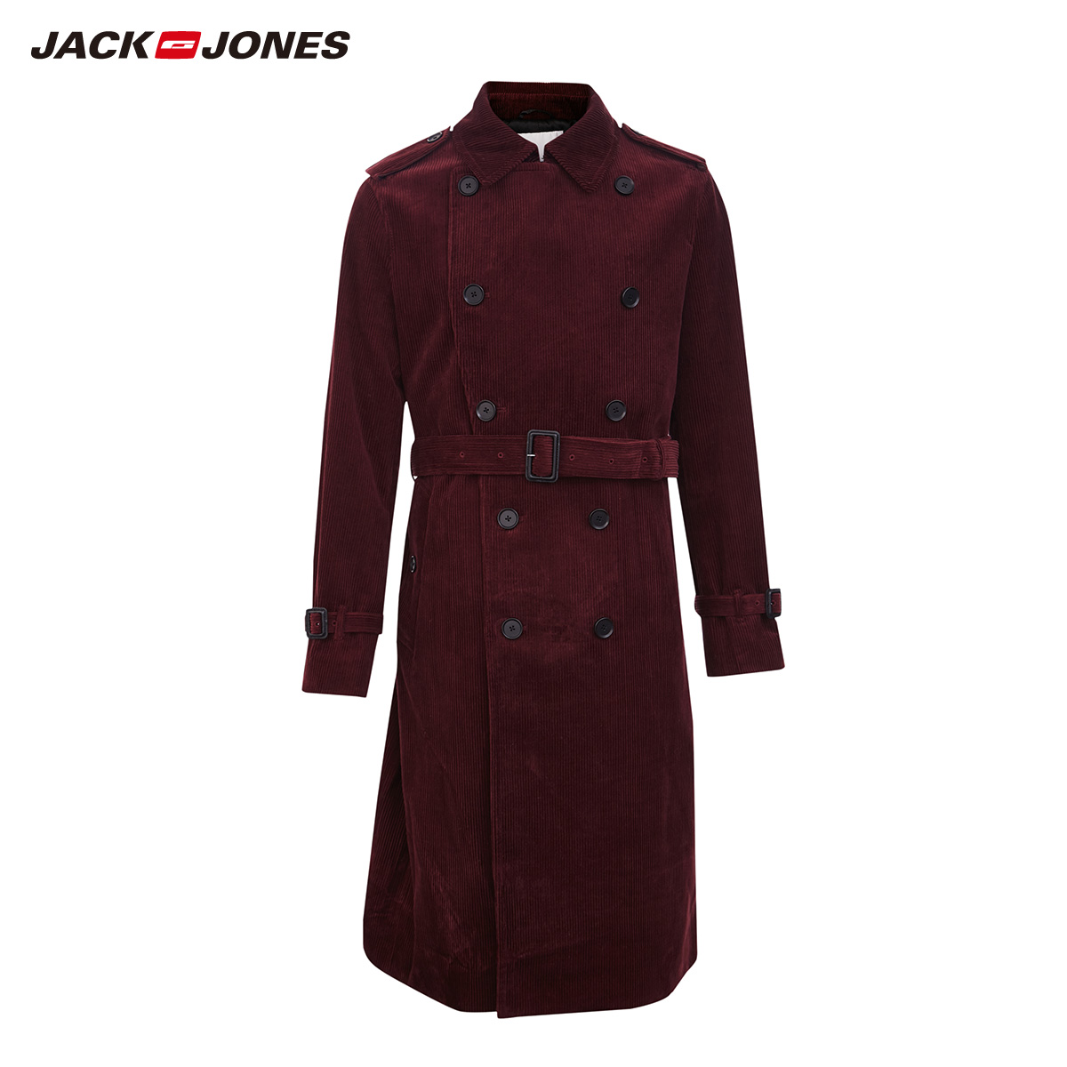 Jack Jones Jack Jones bông thời trang kinh doanh bình thường đúp hàng khóa dài vừa windcoat mùa xuân / thủy triều mùa hè của nam giới