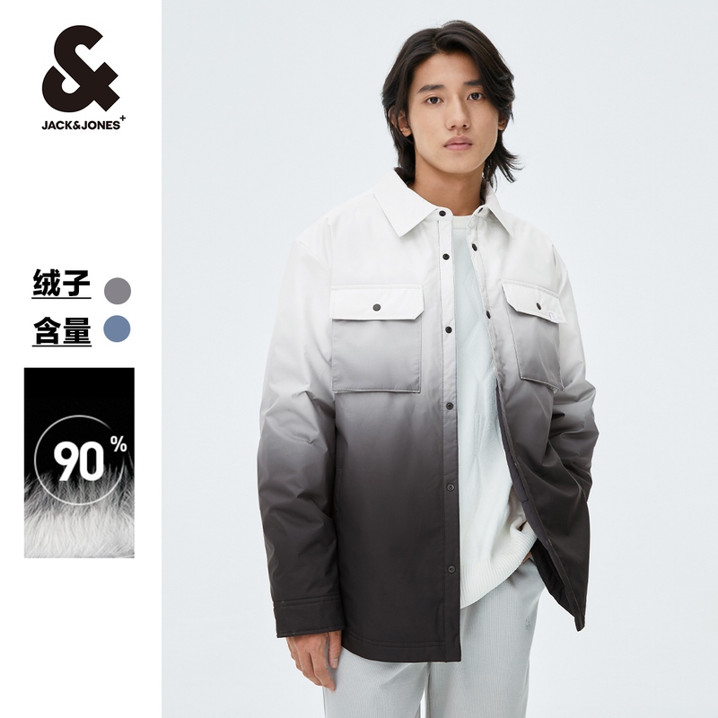 【Selected】Jack & Jones Men's Simple Trendy Fashion Basic Personalized Letter Casual down Jacket Coat 【Selected】Jack & Jones Men's Simple Trendy Fashion Basic Personalized Letter Casual down Jacket Coat