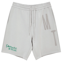 Jack Jones summer new three-dimensional letter flocking trendy letter patch oversized casual shorts mens clothing