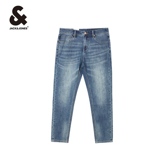 Jack Jones Slim Summer Thin New Jeans Men's Pants Stretch Blue Pants Light Color Long Pants Men's Clothes