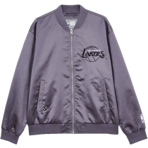 Jack Jones autumn new NBA co-branded Lakers letter pattern embroidered baseball jacket