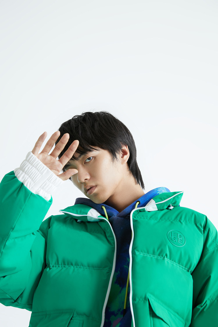 jackjones/杰克琼斯 邓伦同款 男士立领加厚羽绒服 90%含绒量 图3