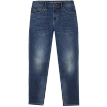 Jack Jones Autumn New Slim Fit Washed Whisker Design Comfortable Skin Friendly Soft Elastic Jeans Trousers Mens Pants