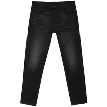 Jack Jones new winter mens straight trousers fashionable comfortable trendy travel personality dark gray jeans for men