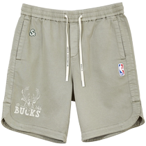 Jack Jones new summer style NBA co-branded Bucks loose and versatile sports style casual shorts for men