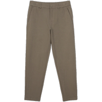 杰克琼斯秋季新款男士潮百搭长裤商务风休闲纯色字母刺绣休闲裤男